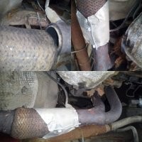 Всяко бывает, когда "ехать надо", а починить нормально, нет возможности. 

Позже (ага, через годик-другой) можно и переделать.