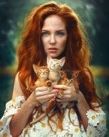 Великолепно! И абиссинчики в тему: соррель, фавн и дикий.
