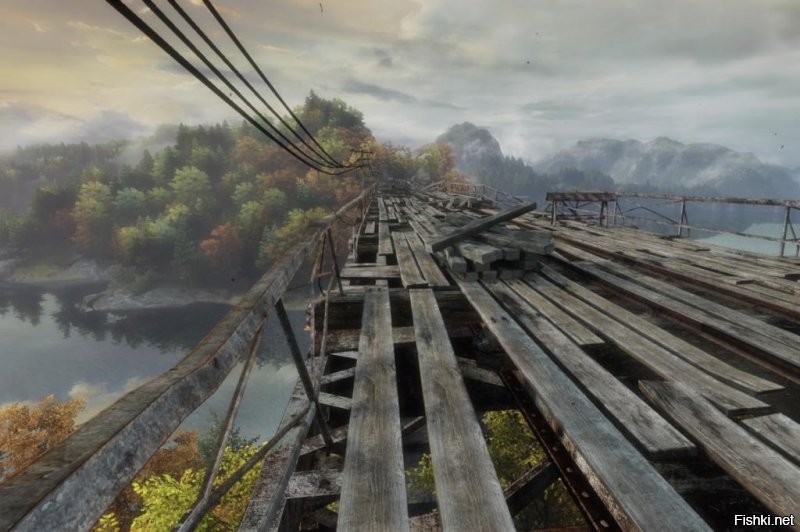 Интересное совпадение, есть такая игра с этим мостом, локациями, шикарной графикой и музыкой, "The Vanishing of Ethan Carter". И главного героя игры тоже зовут Итан, только Картер, а не Хант! Жалко если этот мост взорвут.