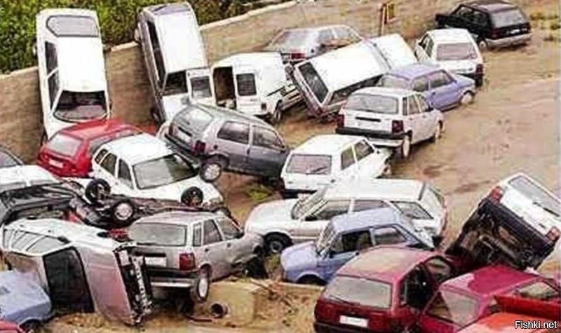 Вот женская парковка