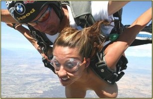 Запоминающийся прыжок с инструктором