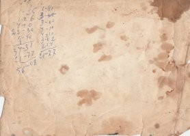 Вот такая река была около Белой скалы... (приблизительно 1930-ые года).
И что за "бухгалтерия" на обратной стороне "реки"? Может кто "распакует"?...