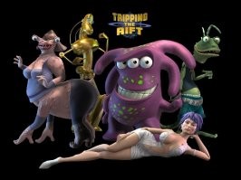 Улетный TRIP

В далеком будущем вселенная поделится на две части. На одной стороне будут Конфедераты, а на Другой Черные Клоуны. Первые придерживаются империалистического, а вторые анархического взгляда на будущее. Но не все придерживаются подобного политического настроя. Капитан Шок, например, предпочитает просто бороздить просторы космоса. Он покинул родную планету, так как не разделял их взгляды. Теперь он путешествует со своей постоянной командой контрабандистов и пилотирует корабль «Юпитер-42».

Шок выглядит, как фиолетовый трехглазый осьминог, с множеством пятен на теле, он излишне сексуально озабочен, что не удивительно, ведь рядом с ним постоянно находится роковая соблазнительница. Киборг со звучным именем Секси, была создана, как игрушка для эротических утех и долгое время находилась в плену у Черных клоунов. Капитан Шок перепрограммировал её, и девушка стала инженером. Позже у неё появились моральные принципы, Секси перестала вести себя, как девушка легкого поведения и стала более скромной. Благодаря её отменной внешности, ей многое сходит с рук. Также в состав команды входит совладелец корабля Двуног, истеричная дама и крайне экстравагантная особа. На родине она могла бы выиграть показ мод, но среди остальных существ популярности не имеет. Также Боб – бортовой компьютер и Гас, робот-прислужник шока.