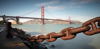 Цепь - Сан Франциско, возле Fort Point.
