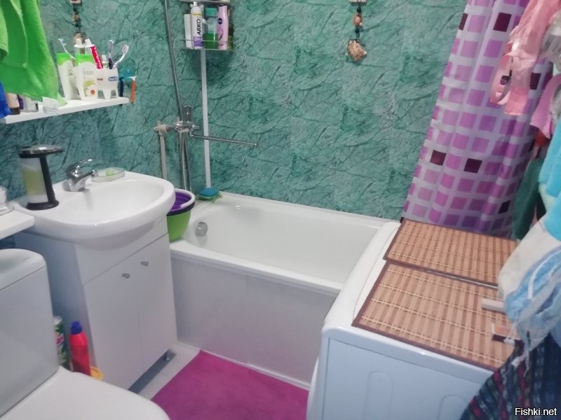 Ремонт маленькой ванной за 40 тыс рублей своими руками