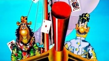 на регате в Хельсинки пару лет назад всем на него разрешали подниматься и осмотреть, выделялся среди других суден конечно.. А вообще, с такой сложной системой парусов колоды Фукса вряд ли хватит..