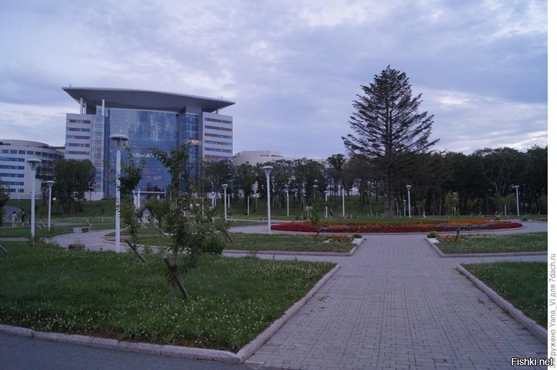 Вид на набережную Дальневосточного Федерального Университета - Владивосток