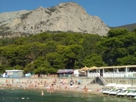 Сегодня 26 сентября. Крым. Форос. По погоде - 56 августа. Температура воды 23.
