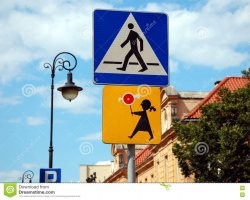Не правда! В польше переход так обозначается