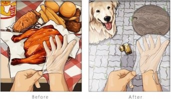 Собака какает золотыми слитками???)))))))