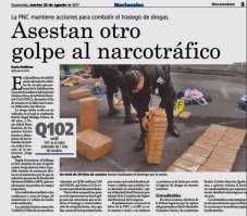 Вы там совсем ухи накушалсь что ли?

Это "новость" 2017 года про перевозку кокаина из Гватемалы в США