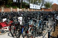Вот в моём городе Münster. Он конечно поменьше Амстердама но велосипедов на улицах так же как и там. У меня семья 4 человека и 7 велосипедов(2 электро . Складной и 4 обычных)
Статистика 
Улицы