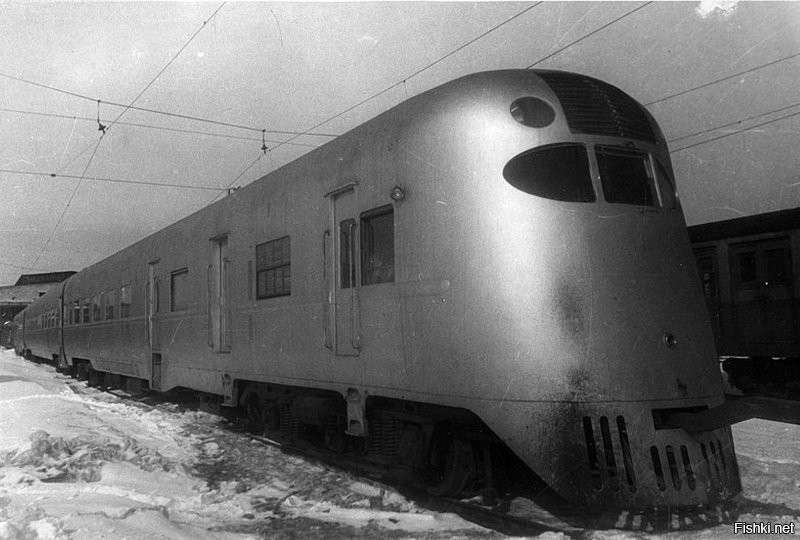 Дизель-поезд ДП, СССР, Москва, 1946 год.