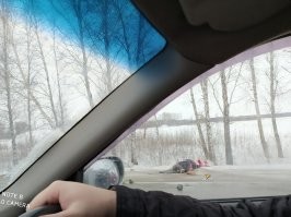 Авария дня. Фатальный обгон под Новосибирском