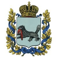 Старый герб Иркутска. Помесь бабра (тигра) с бобром...)