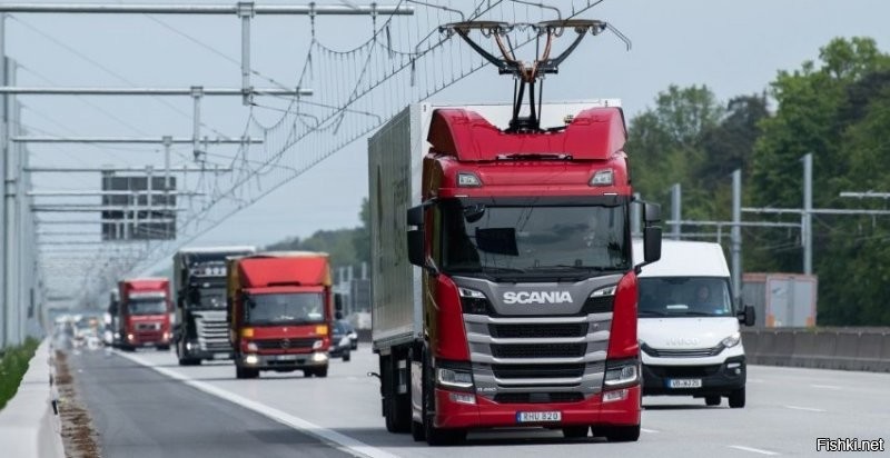 В Германии есть электрический автобан для грузовиков
А с Волгой явно пи@деж