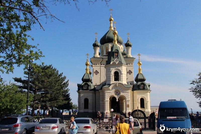 Месторасположение этого храма -Россия, Крым, Форос.