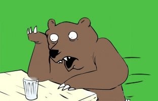 В Нижегородской области медведь напал на мужика, шедшего за водкой