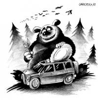 Таможенники животного мира решили осмотреть подозрительный автомобиль