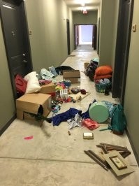 Отправили к маме.