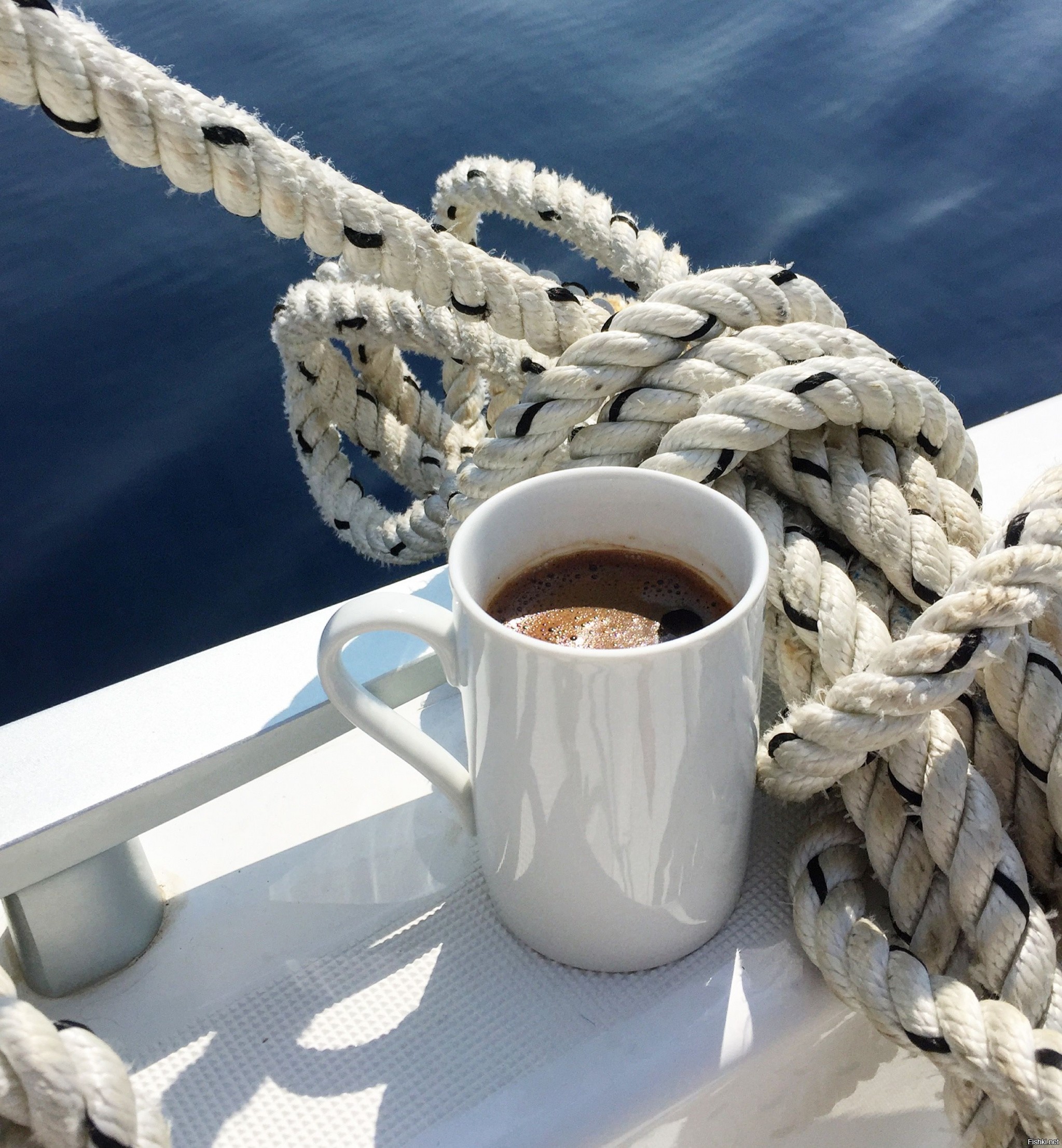 Кофе на яхте