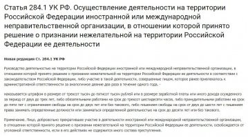 Про сотрудничество с иностранными организациями тут сказано лучше...