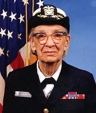 Добавлю женщин:
Грейс Хоппер (англ. Grace Hopper, урождённая Grace Brewster Murray   Грейс Брюстер Мюррей; 9 декабря 1906   1 января 1992)   американская учёная и коммодор (контр-адмирал младшего ранга) флота США. Будучи первооткрывательницей в своей области, она была одной из первых, кто писал программы для гарвардского компьютера Марк I. Она разработала первый компилятор для компьютерного языка программирования, развила концепцию машинно-независимых языков программирования, что привело к созданию COBOL, одного из первых высокоуровневых языков программирования.