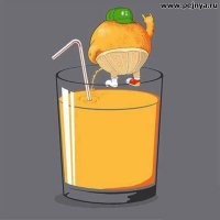 Как манипулятор разгружает ящики с апельсинами