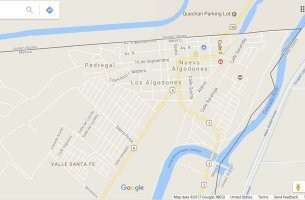 По какой дороге вы не отправились бы из города Лос Альгодонес в Мексике, вы окажетесь в США. (С)  Это с какого перепугу? Это же не анклав.