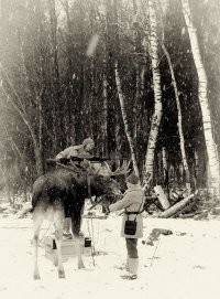 дп-27 на своеобразном лафете)