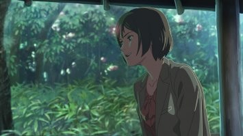 Сад изящных слов, шикарнейший фильм. Рекомендую смотреть с сабами или закадровый, Сербин переводил, потому как голос у героини просто прекрасен.