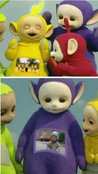 "комплектующие для компов провозили :)" 

Провозили. Даже мониторы. 
Так появились Телепузики.