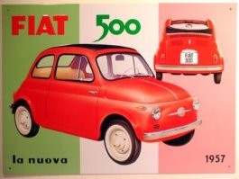 Модель Фиат-500 1957 года.

Оттуда и цифирки 500 у японцев.