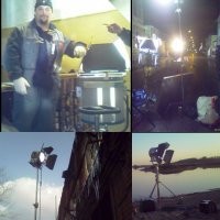 Профессиональный свет, это очень дорого.