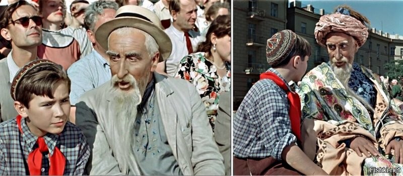 Ну если судить по фильмам того времени или о том времени, то в СССР 40х-60х реально некая мода на тюбетейки была