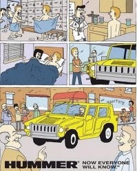 Про владельцев желтого Хаммера уже все написано)