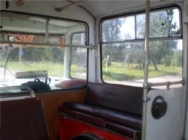 Вот вип место в лиазе, а для водителей, которые вид на дорогу шторкой не закрывали, есть отдельное место в раю.