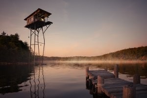 Принципиально - это дом на сваях. Просто мужсвайные пространства заложены... французским камнем, кажется. 
Если правильно рассчитана нагрузка и железобетон нужных кондиций - дом, вероятно, простоит долго.