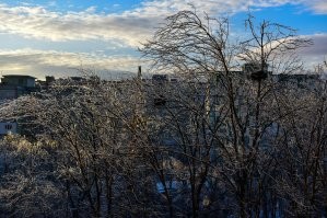 А чо красота . Вот , снимал с балкона часа четыре назад ...