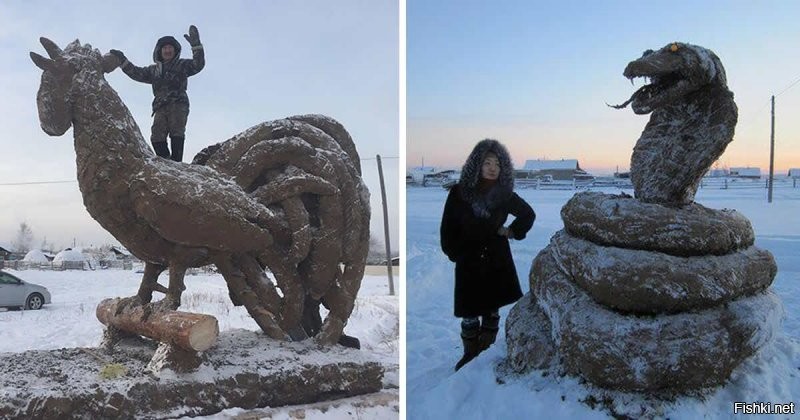 В Якутии сена нет, зато говна...