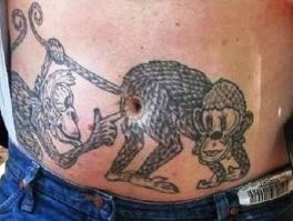 Очень опасная татуировка... могут и спросить