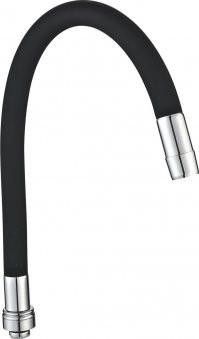 Выглядит конечно прикольно, но у меня она уже через полгода с трудом поворачивалась бы, а через год заклинило бы. Вода жестковата, всё просто забьёт кальциевыми отложениями. 
У меня стоит гибкий гусак. Возможности те же самые, но ломаться абсолютно нечему. И стоит копейки.