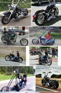 "а если кто нибудь на мотоцикле ехал бы?"

Чопперы, с высоким рулём, так и появились. 

*Изначально высокий руль на мотоциклах появился отнюдь не из стилистических соображений для красоты или удобства, а для безопасности самого мотоциклиста. Так как в 60-е американская мотокультура расцвела буйным цветом, то быстро разделилась на обычных байкеров и бунтарей, последние организовывали банды и постоянно устраивали разборки между собой и одним из таких методов разобраться с неприятелем был натянутый посреди дороги трос, способный лишить наездника головы, для защиты от этого и ставили высокие рули. Местные фермеры, кстати тоже не гнушались такими методами против задолбавших их байкеров. А потом, как это бывает, данное явление превратилось в модный аксессуар, который гипертрофировали до невообразимых размеров."