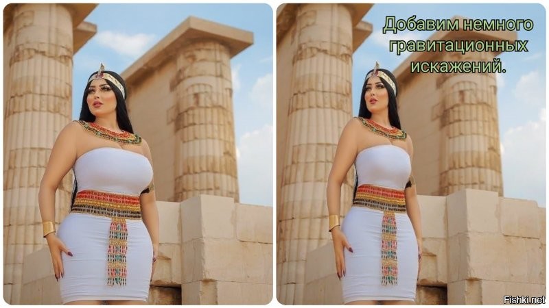 Фотографии модели в наряде древнеегипетской царицы спровоцировали скандал в Египте