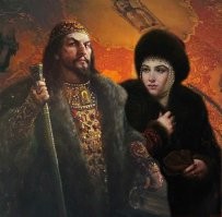 Марфа была выбрана в жёны царю после традиционной процедуры смотра невест (1571 год). Это был 2-й смотр, устроенный царём, вдовевшим уже 2 года, и 3-й на Руси вообще. Другая его участница   Евдокия Сабурова, была отдана в жены царевичу Ивану. На него по переписи дворянских «девок» в 1570 году было собрано около 2 тысяч девушек, из которых было отобрано сначала 24, потом 12 девиц.

«	Скучая вдовством хотя и не целомудренным, он уже давно искал себе третьей супруги... Из всех городов свезли невест в Слободу, и знатных и незнатных, числом более двух тысяч: каждую представляли ему особенно. Сперва он выбрал 24, а после 12... долго сравнивал их в красоте, в приятностях, в уме; наконец предпочёл всем Марфу Васильеву Собакину [...], в то же время избрав невесту и для своего старшего царевича, Евдокию Богдановну Сабурову. Отцы счастливых красавиц из ничего сделались боярами. (Карамзин)	»

В записках немцев Иоганна Таубе и Элерта Крузе, сохранились сведения об этой процедуре. Когда девушек привозили на смотрины, царь «входил в комнату <…> кланялся им, говорил с ними немного, осматривал и прощался с ними». По свидетельству немцев, последнюю дюжину девушек осматривали уже обнажёнными. При этом присутствовал врач-англичанин Элизеус Бомелиус, выпускник Кембриджа, приехавший на службу в Россию, причём «доктор должен был осмотреть их мочу в стакане».