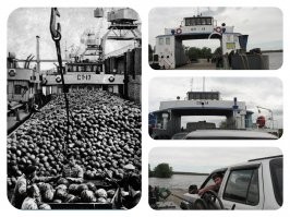 Напомнило, как около Канаково, на пароме плавал. ;)