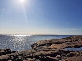 сплавлялись этим летом по р. Умба с выходом в белое море. Природа очень красивая на островах