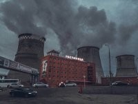 И что хотеть от хостела с максимальными 500 р за место?! И, потом, от градирен только пар, никакой грязи, другое дело - МКАД в 200-х метрах, а за МКАДом Капотня, МНПЗ.