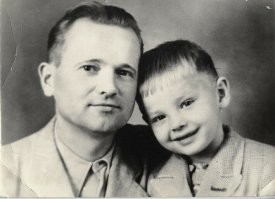 Юрий Антонов с папой Михаилом Васильевичем.