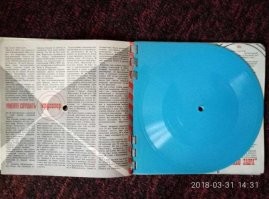 у меня в семье радиола была и выписывали журнал "Кругозор"иногда хиты попадались